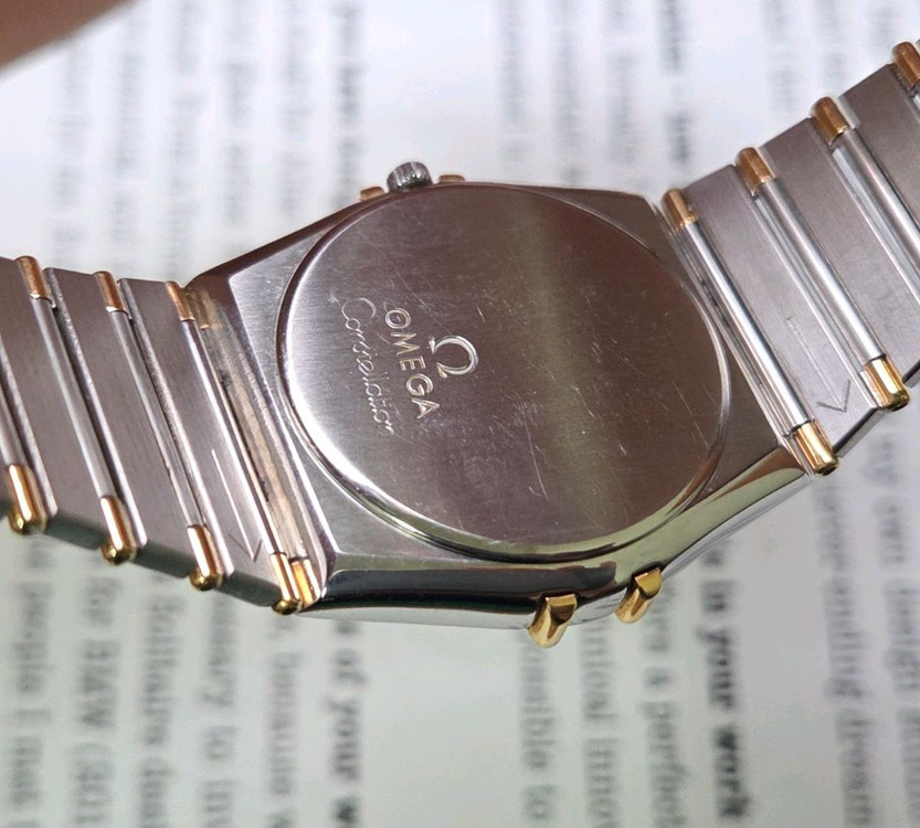 레어] 빈티지 오메가 컨스틸레이션 GMT 화이트판 콤비 이미지