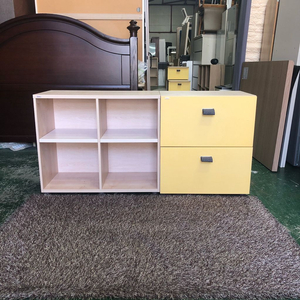 일룸 2단 서랍장 책장세트