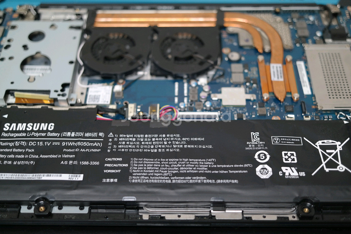 (부품용)삼성 nt870z5g i7 고장 노트북--0