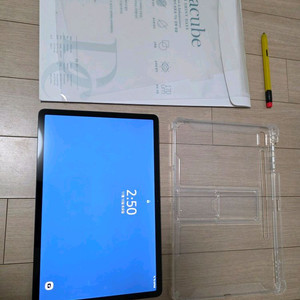 갤럭시탭 s7 fe 128GB 팝니다.(정품펜,종이필름,케이스 포함)