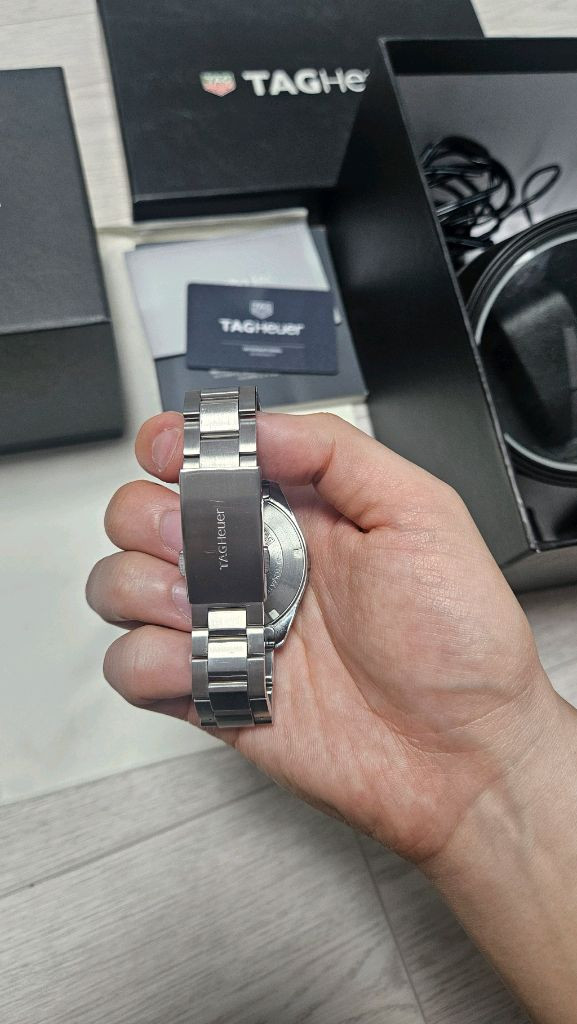 태그호이어 아쿠아레이서 스틸 청판 41mm 이미지