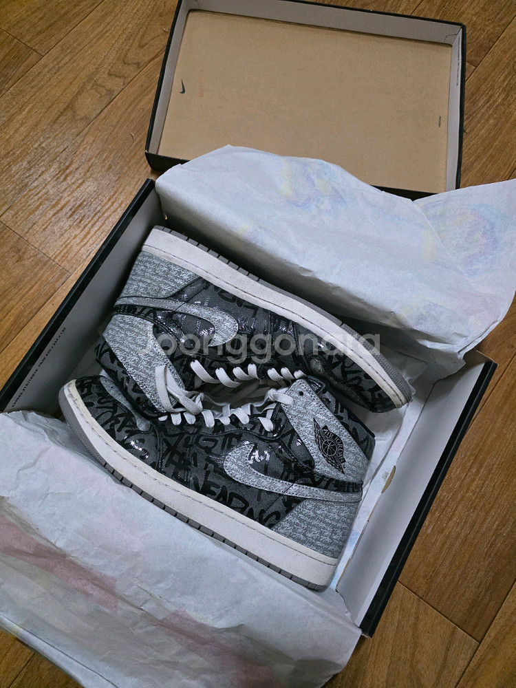 [285mm/극희귀] 조던 1 레트로 하이 OG 리벨리어네어 정품--2