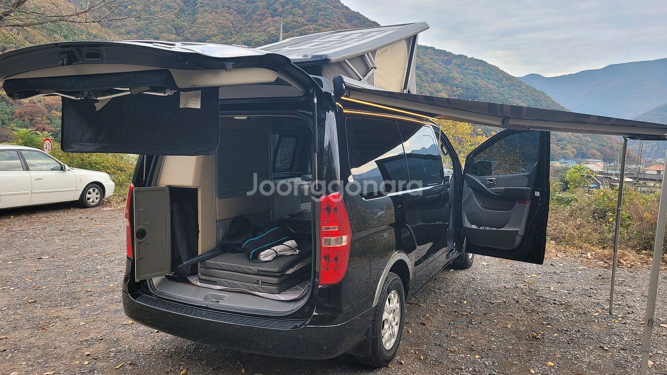 4인승 4인취침 현대스타렉스 순정캠핑카--9