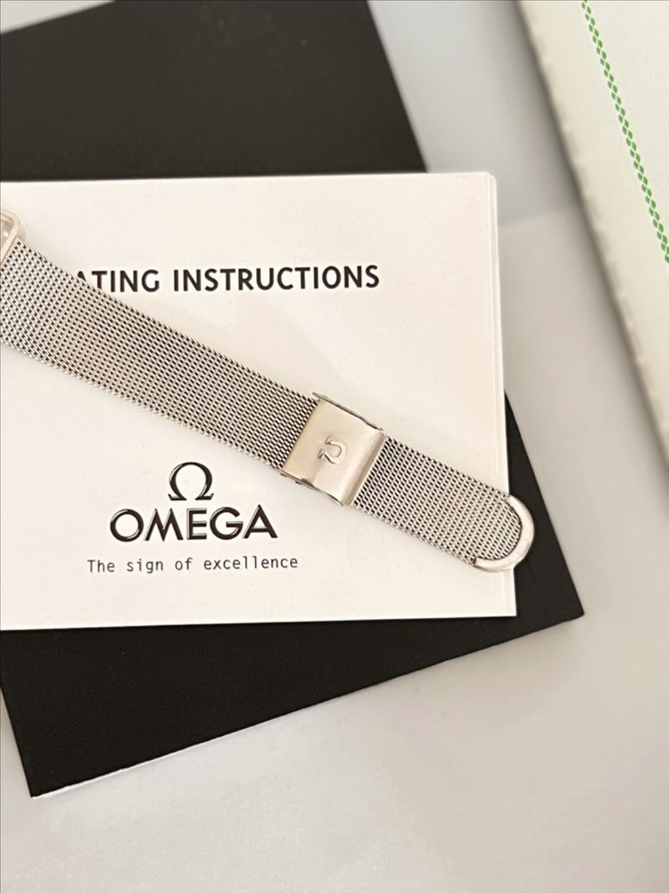 오메가 드빌 화이트골드 시계 /정품감정. 오버홀--7