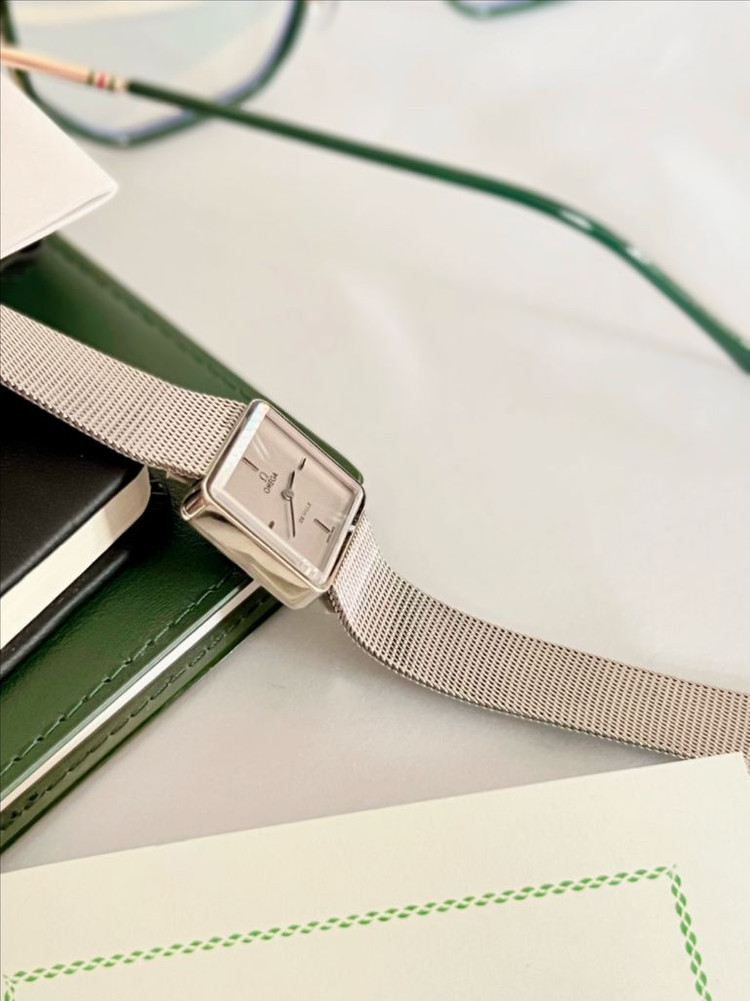 오메가 드빌 화이트골드 시계 /정품감정. 오버홀--3