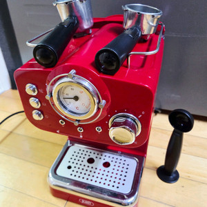 플래닛 커피머신 (레드) 그라인더