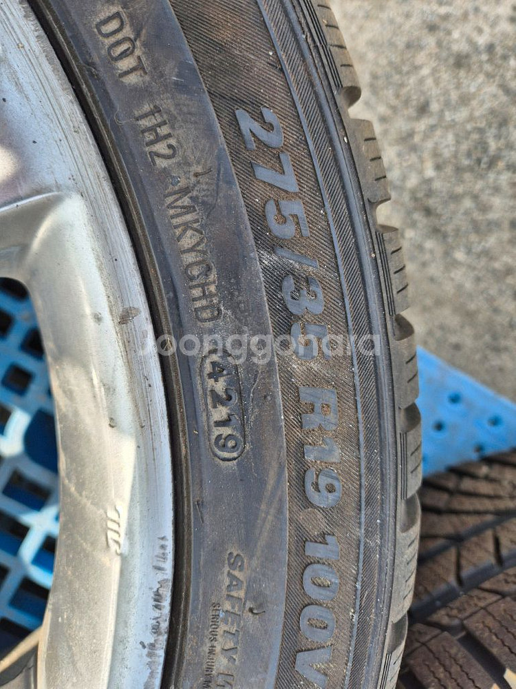 젠쿱 19인치 금호윈터타이어--4