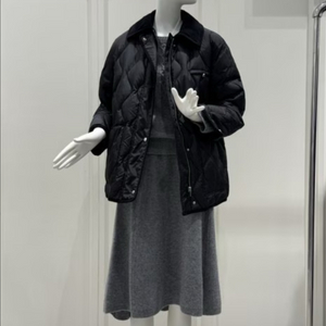 쥬크 25겨울신상 경량패딩 블랙55 거의새것 Z254PSG181 이미지