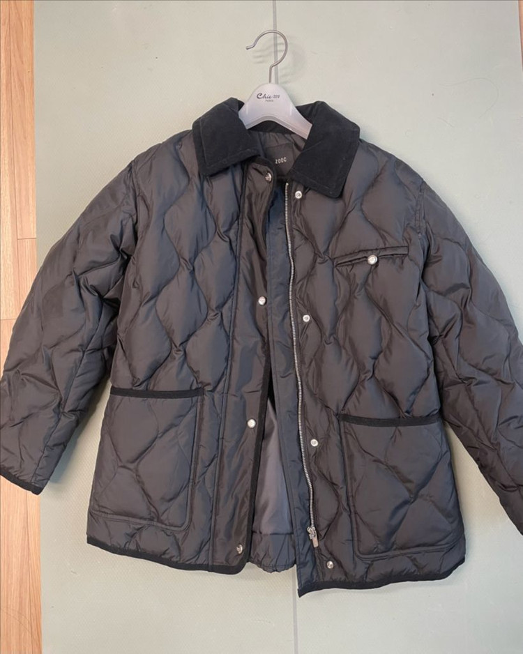 쥬크 25겨울신상 경량패딩 블랙55 거의새것 Z254PSG181 이미지