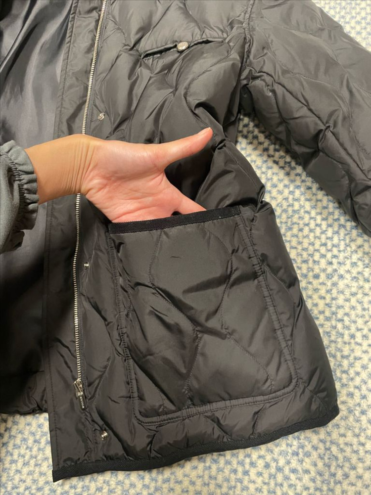쥬크 25겨울신상 경량패딩 블랙55 거의새것 Z254PSG181 이미지