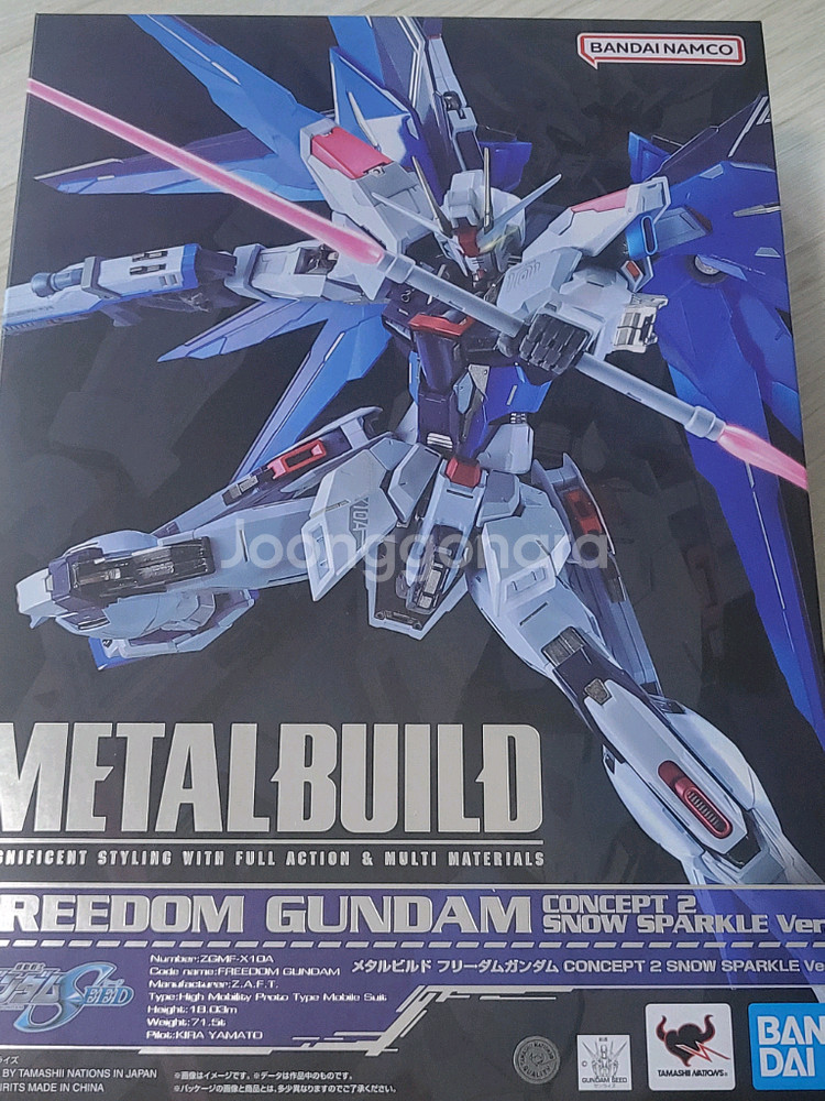 팝니다 메탈빌드 프리덤 컨셉2 스노우 스파클 개봉 전시품--1