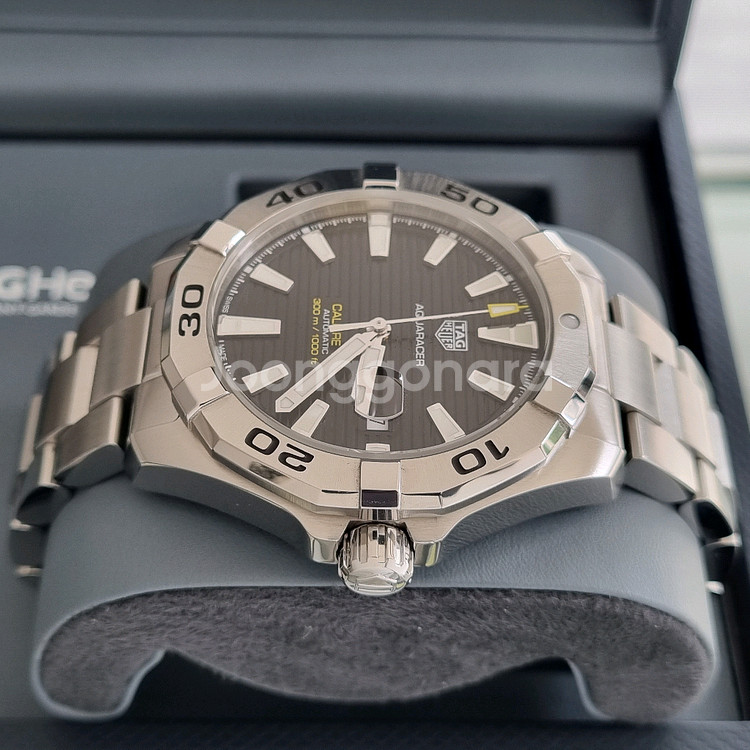 태그호이어 아쿠아레이서 300 오토 43mm 검판(2021년식)--4