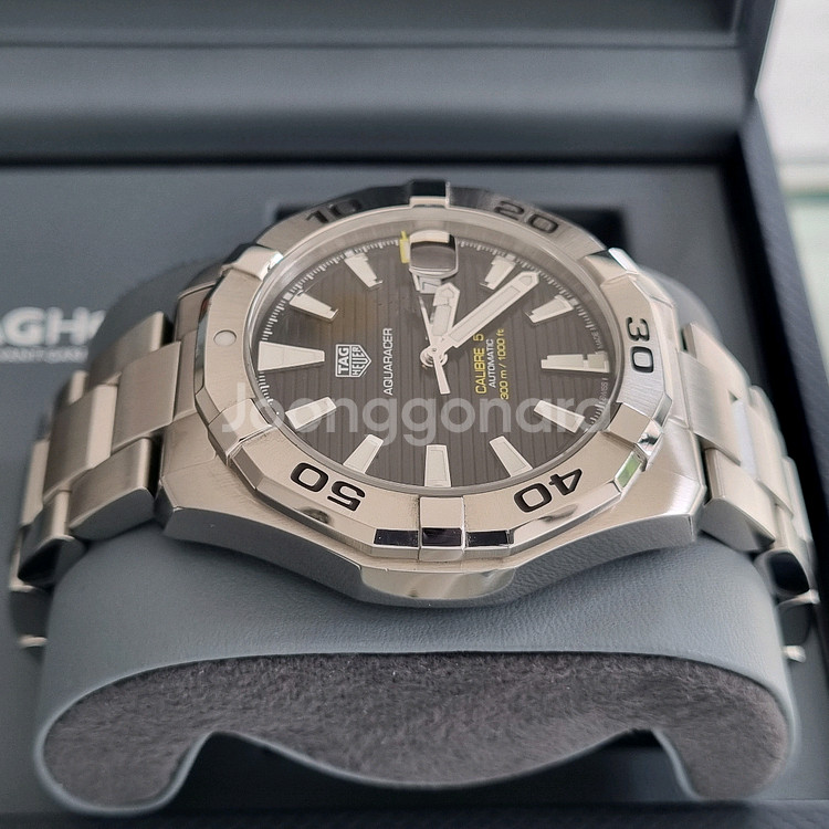 태그호이어 아쿠아레이서 300 오토 43mm 검판(2021년식)--5