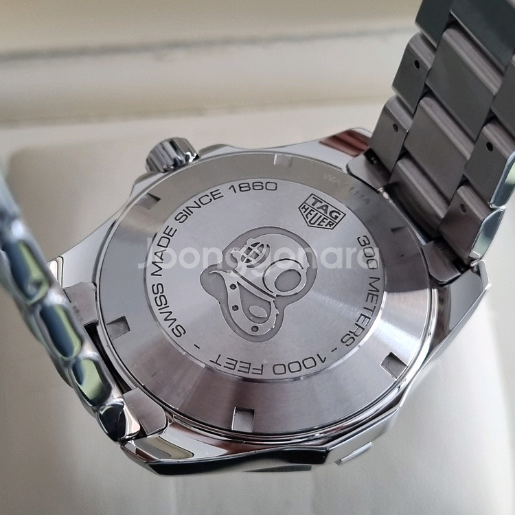 태그호이어 아쿠아레이서 300 41mm 쿼츠 검판--7