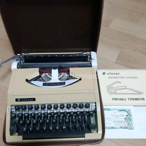클로버 1990년도에 구입한(보증서 유) 타자기 미사용