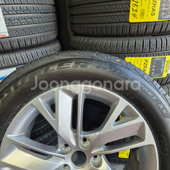 제네시스 GV70 18인치 임판급 중고 휠타이어세트 판매--1