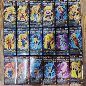 [드래곤볼 월콜] 레전드 콜라보 1-3탄 풀셋트 18종 판매 / 미개봉 새상품