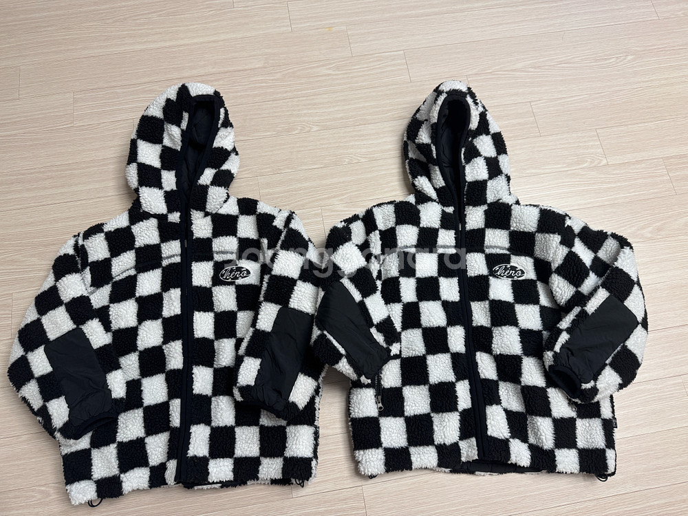 쌍둥이) 히로 리버시블 체커자켓 140 일괄 택포--1