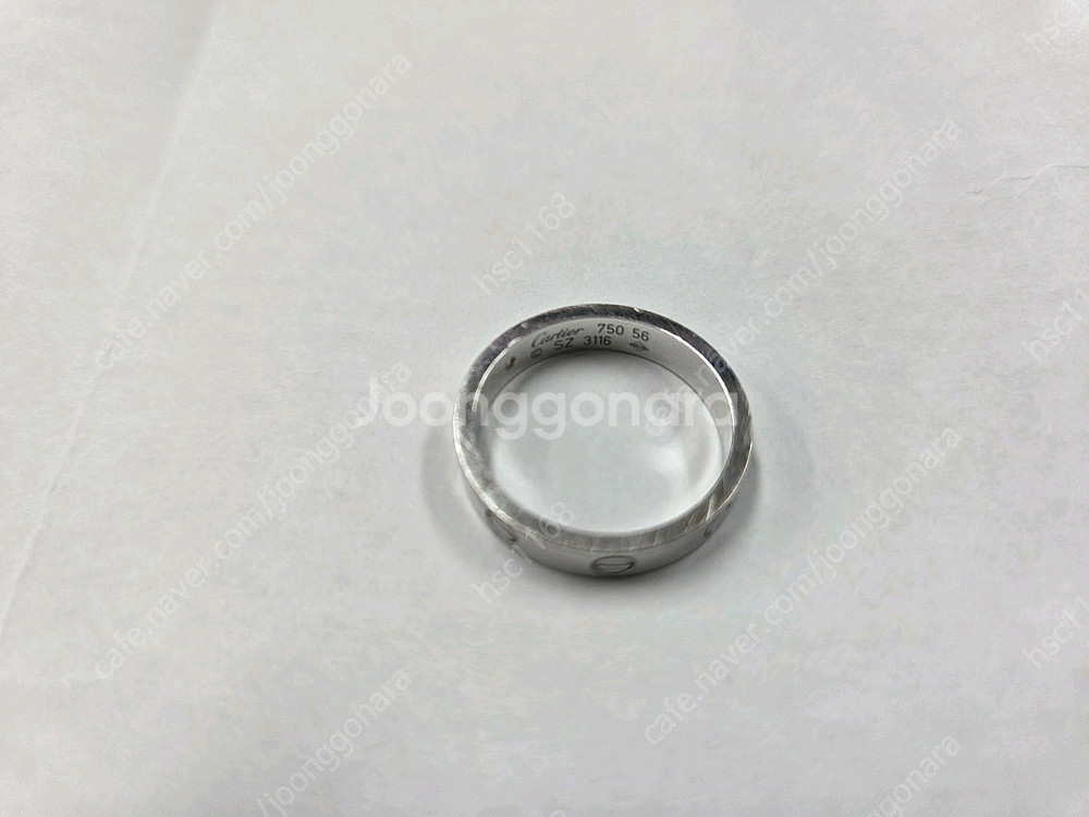 까르띠에 러브링 1P 다이아 53,56--2