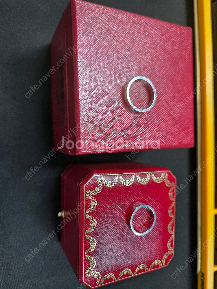 까르띠에 러브링 1P 다이아 53,56--0