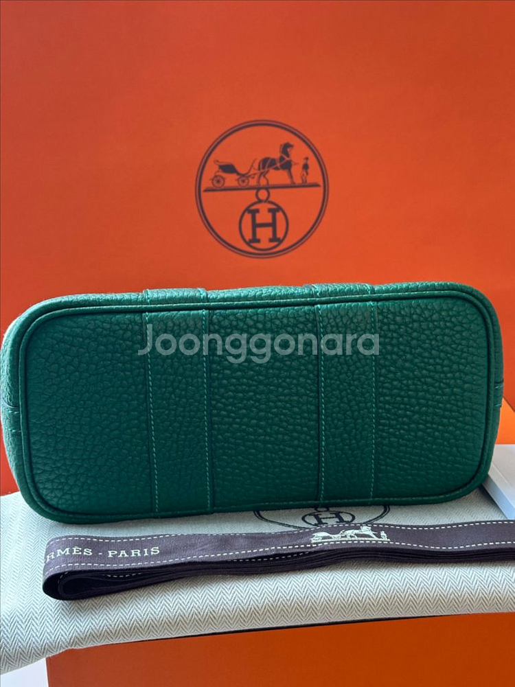 정품 에르메스 가든파티 미니 k각인 새상품--3