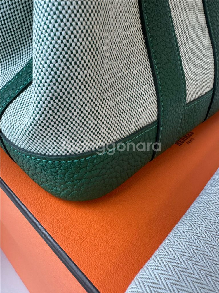 정품 에르메스 가든파티 미니 k각인 새상품--6