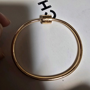 18k핑크골드 텐션 뱅글 팔찌