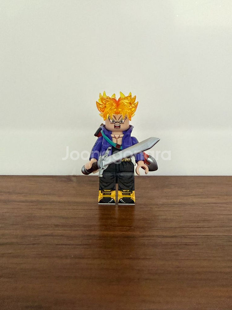 필링스 드래곤볼 트랭크스 커스텀 레고 미니 피규어--1