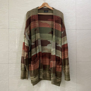 자라 / 나바호 에스닉 롱 가디건, 아메카지, 남성 가디건 / XL