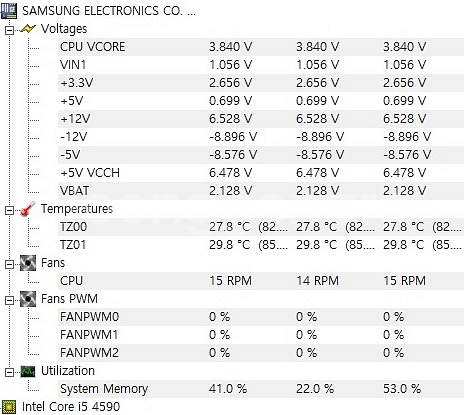 중고 삼성 H81S1 메인보드 + i5-4590 CPU--3