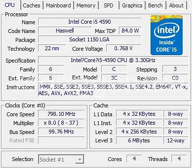 중고 삼성 H81S1 메인보드 + i5-4590 CPU--5