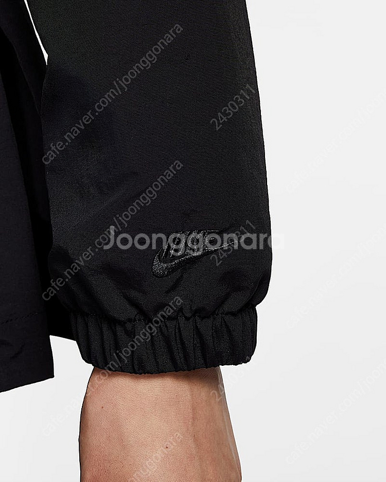 나이키 여성 우븐 재킷 HV8727-010 블랙 크링클--7