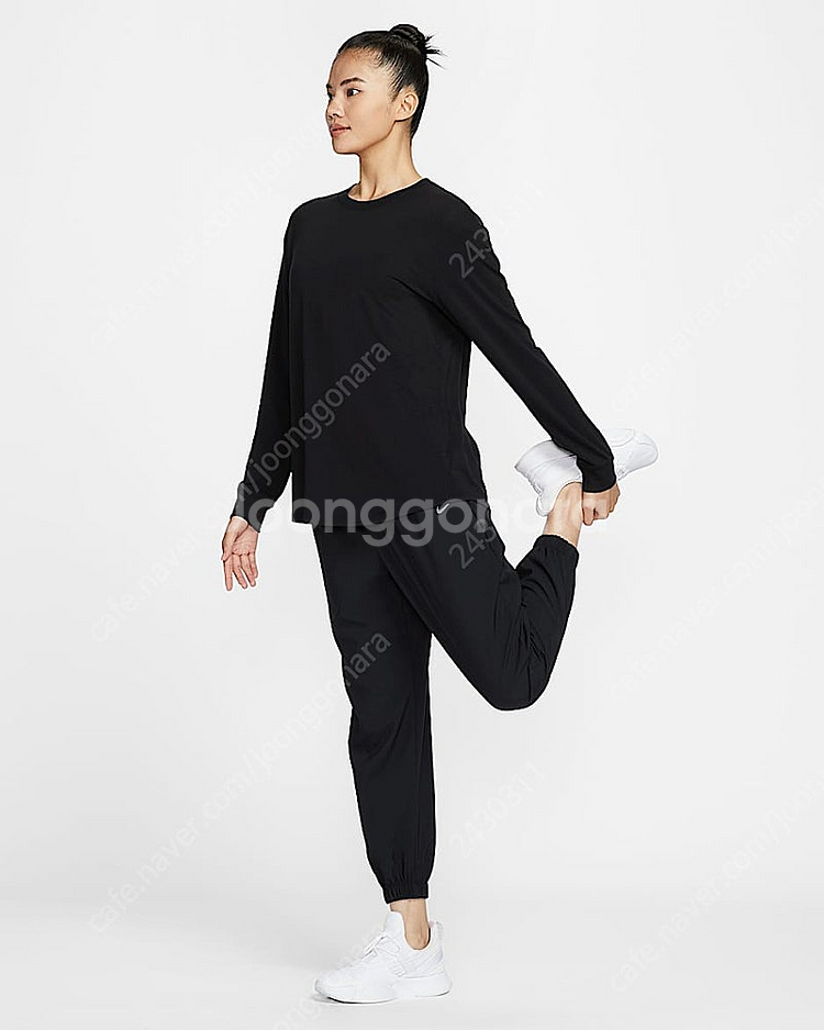 나이키 원 여성 드라이핏 하이웨이스트 7/8 조거팬츠--4