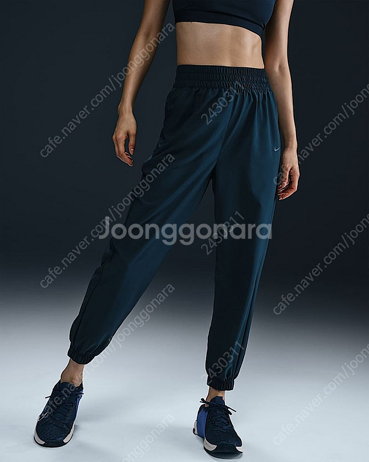 나이키 원 여성 드라이핏 하이웨이스트 7/8 조거팬츠--6