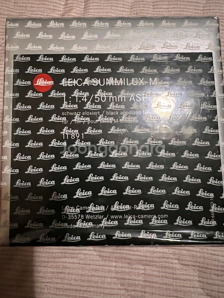 라이카 m 50mm f1.4 summilux asph 6bit(black)판매--7