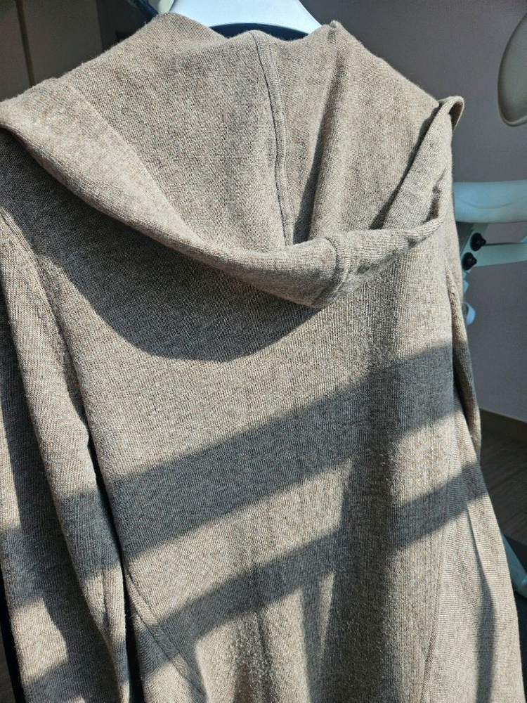 빈폴 여성 후드 니트(멜란지베이지색)--3