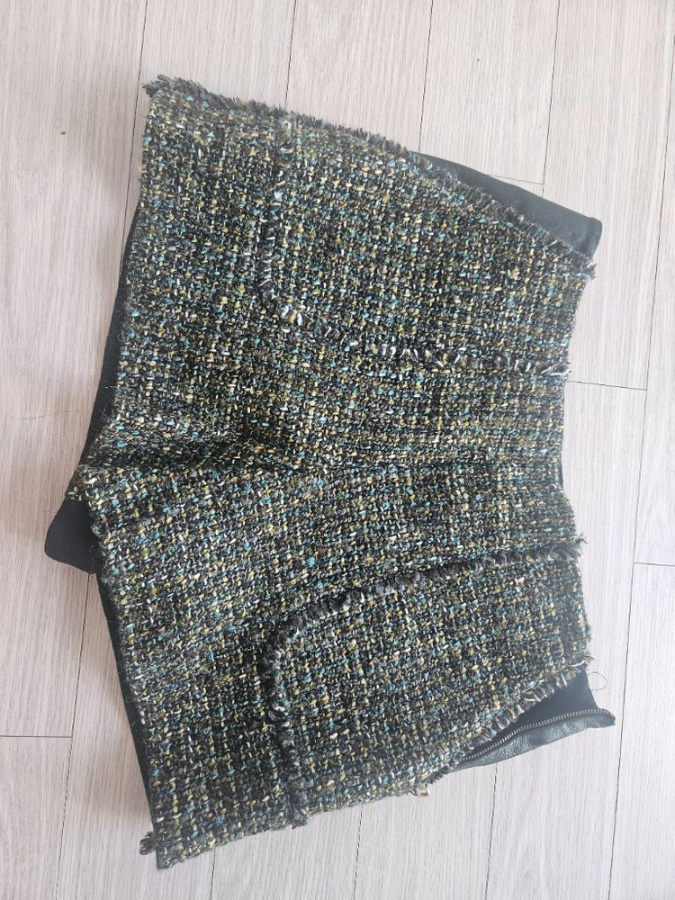 SYSTEM 트위드 반바지--2