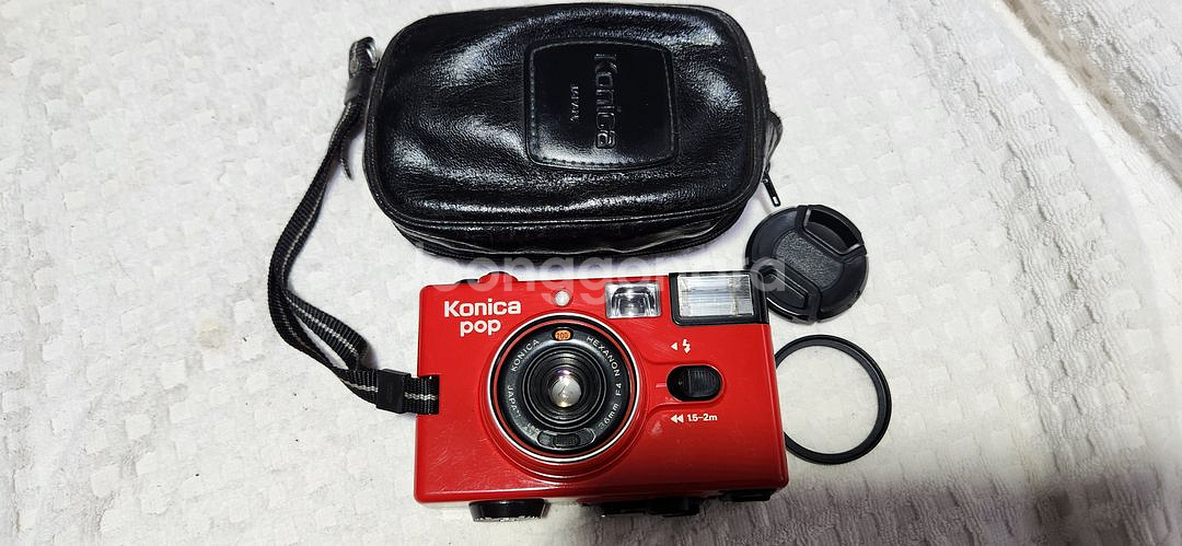 예쁜코니카pop(red,a급), aa2개 전기능정상,--2