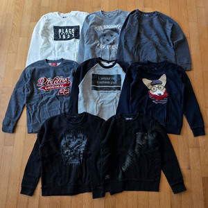 85~90사이즈 기모 맨투맨 8벌