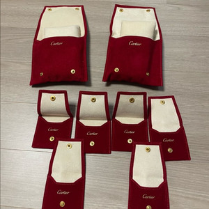 까르띠에 쥬얼리 파우치 래드벨벳