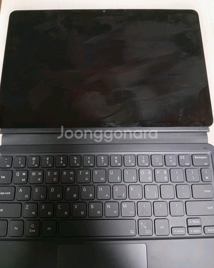 갤럭시탭 S7 128GB LTE + 512기가 SD, 정품키보드커버, S펜 풀셋--0