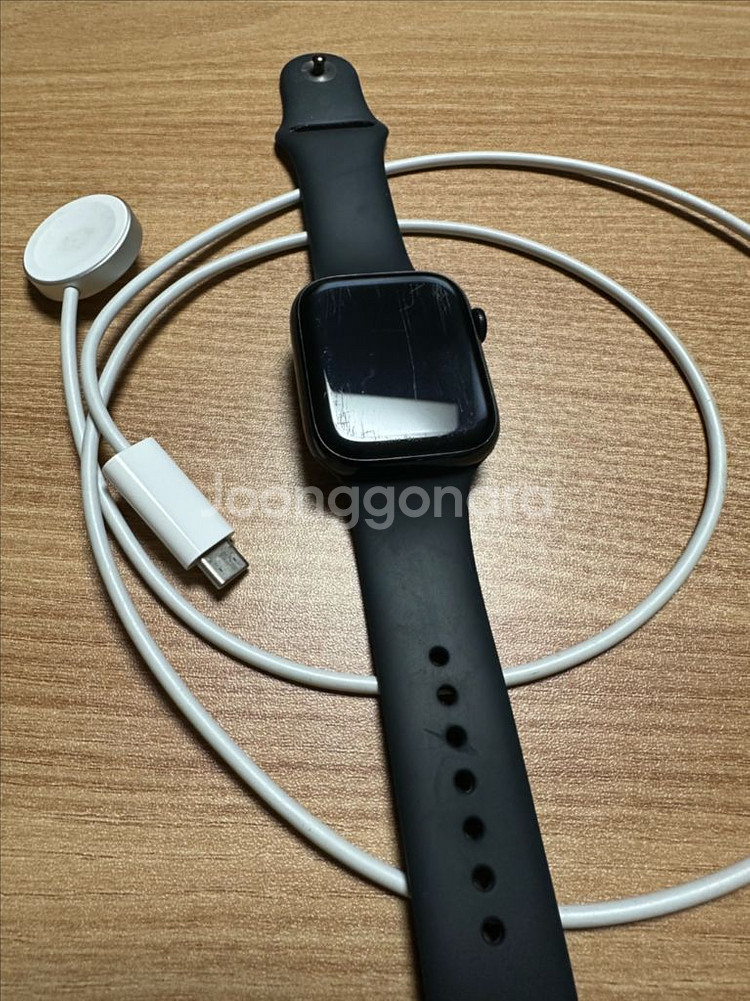 애플워치7 45mm 블랙 GPS--0