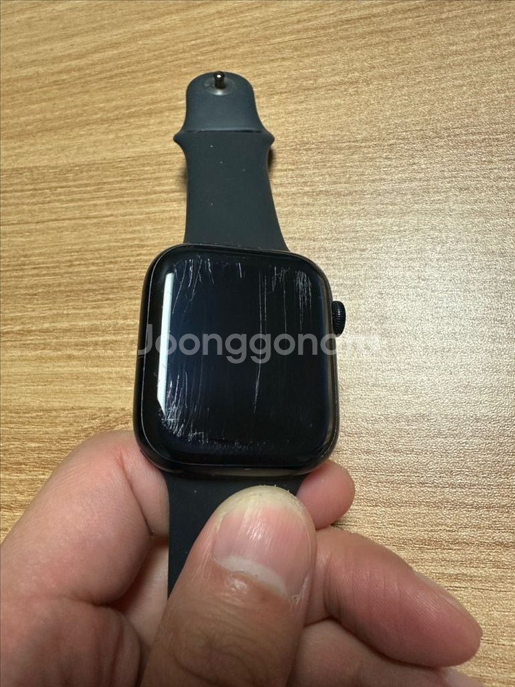 애플워치7 45mm 블랙 GPS--3