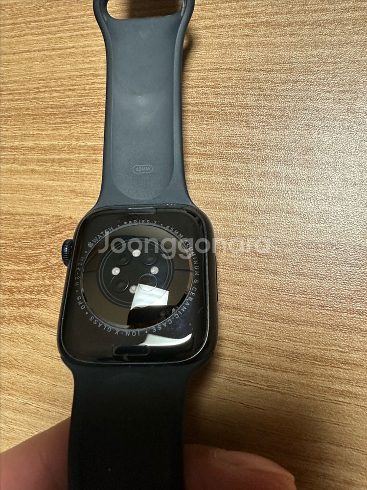 애플워치7 45mm 블랙 GPS--4