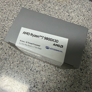 AMD 라이젠7 9800X3D 미개봉 국내 정품