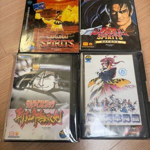 네오지오 AES 사무라이 스피릿 1.2.3.4 세트