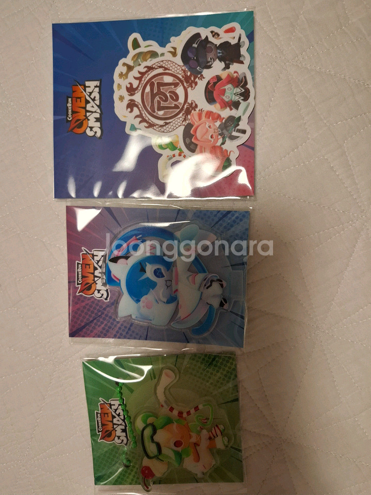 지스타 쿠키런 dj미야 카드,쿠폰,백,아크릴스탠드,스티커 판매합니다--3