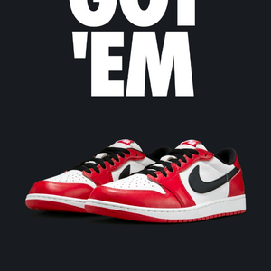 나이키 에어 조던 1 레트로 로우 시카고 280mm