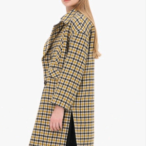 오즈세컨 오버핏 하운드투스 코트(44~55사이즈