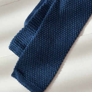 브로이어(BREUER) 캐시미어 니트 타이(네이비)